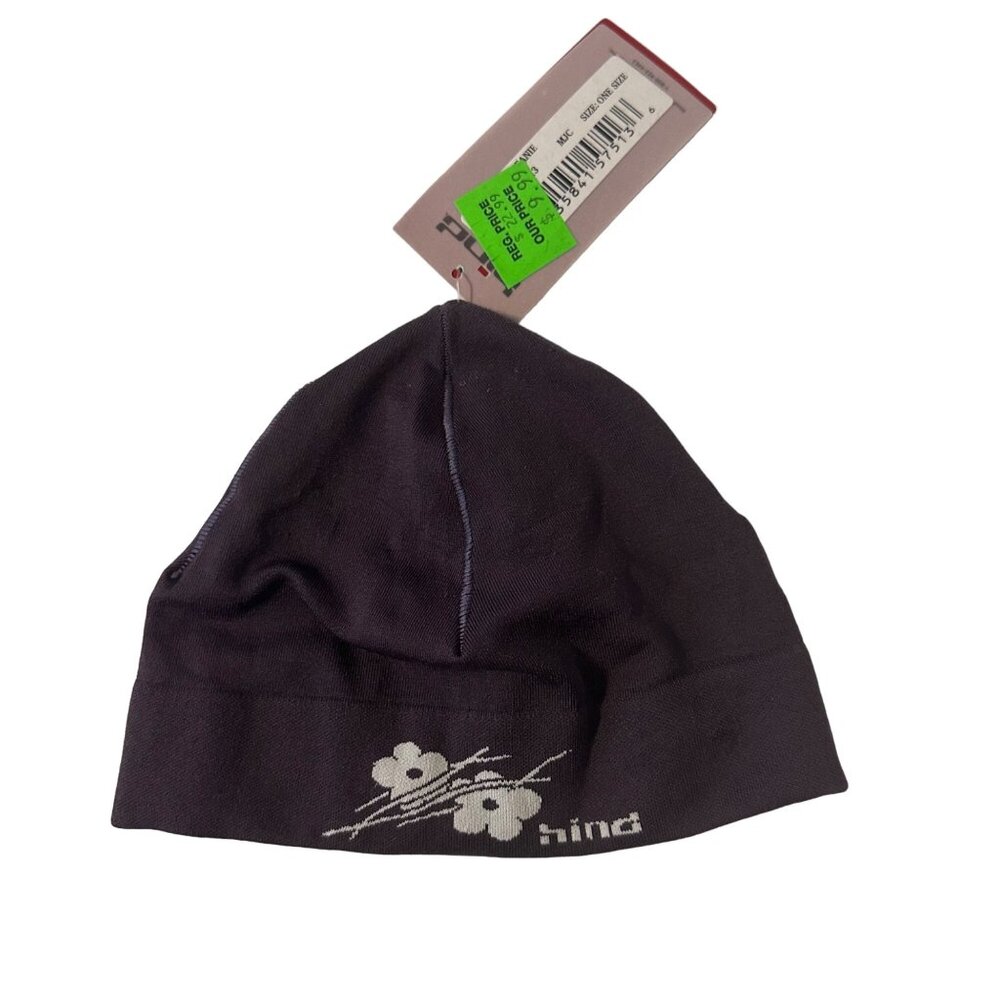 Hind Beanie Womens‎ One Size Deep Purple Seamless Beanie Skull Cap Runner NWT